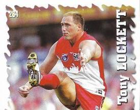 2000 Select AFL Stickers #264 Tony Lockett Front